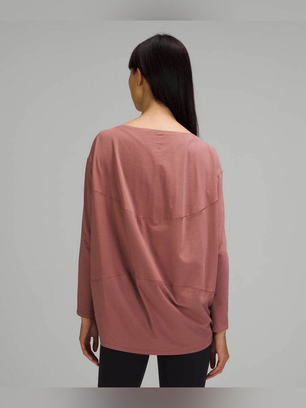 Lululemon Back In Action Long Sleeve Top Blouse in Spiced Chai